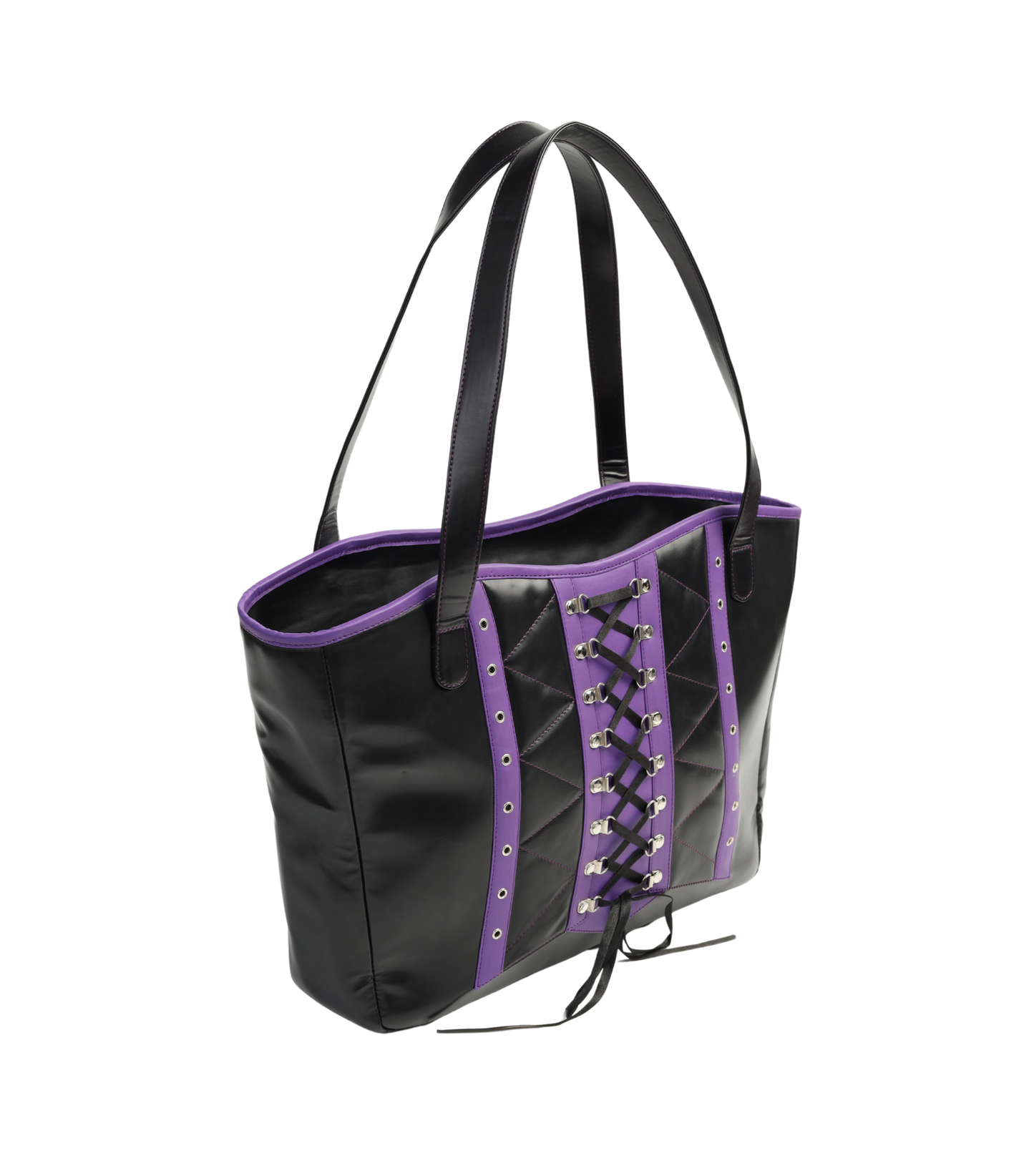 Black and purple Gothic shoulder Bag