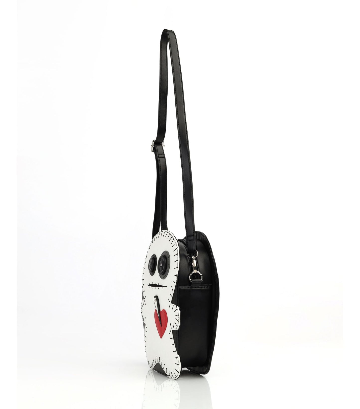 Wholesale White Variant Voodoo Doll Embroidered Crossbody Bag