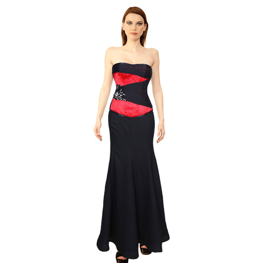 Ubon Couture Authentisches Vollbrust-Korsettkleid mit Stahlstäbchen