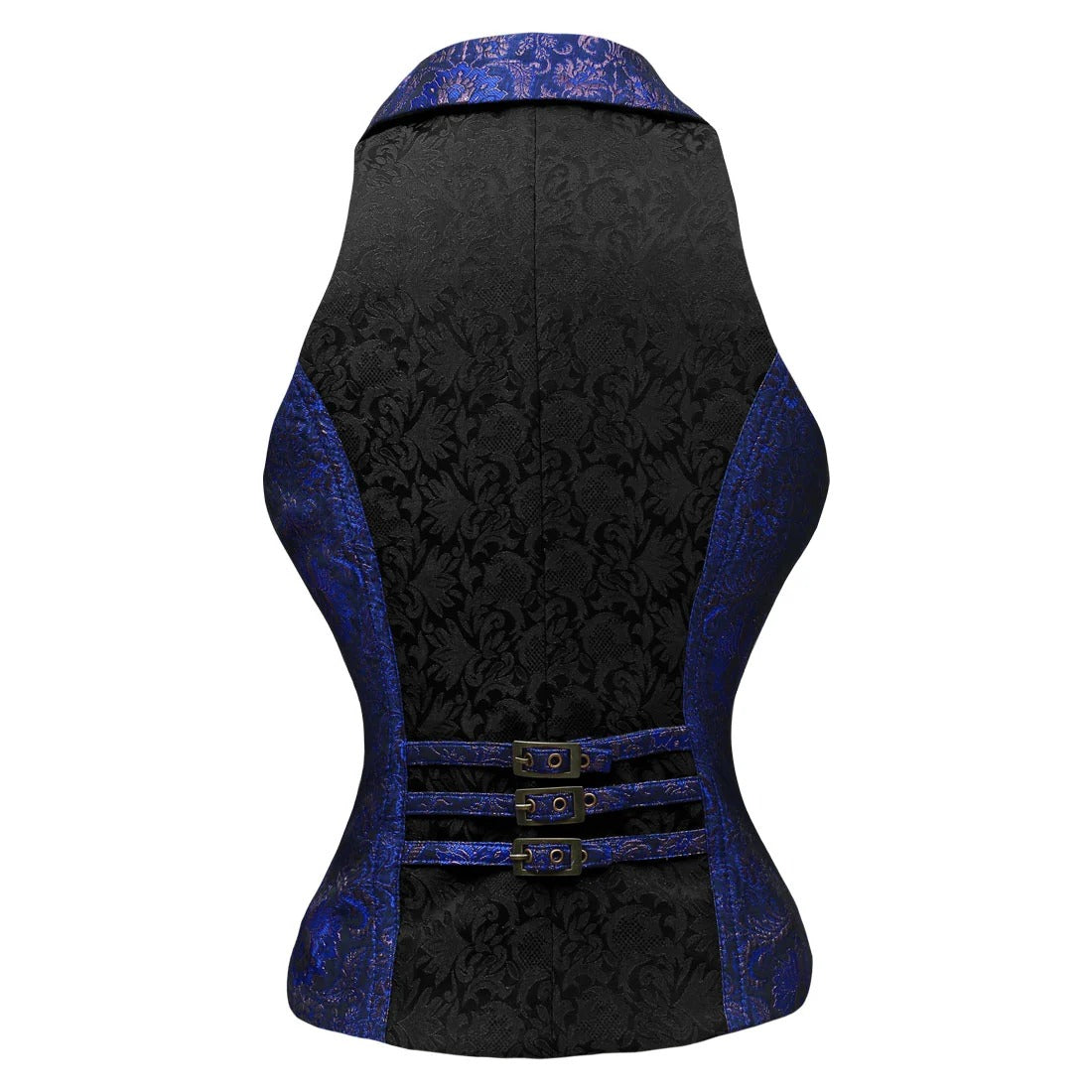 Blue Jacquard Waistcoat