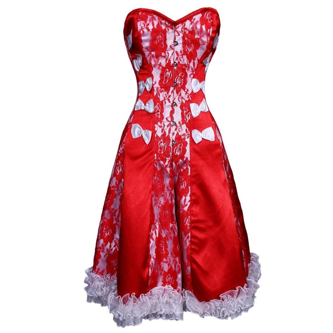 Poly Satin Authentic Overbust Corset Dress – Corset Revolution Poly Satin Authentic Overbust Corset Dress – Corset Revolution