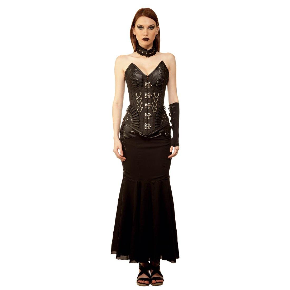 Vasyklo Gothic Authentic Steel Boned Long Lined Overbust Corset Dress Corset Revolution Vasyklo Gothic Authentic Steel Boned Long Lined Overbust Corset Dress Corset Revolution