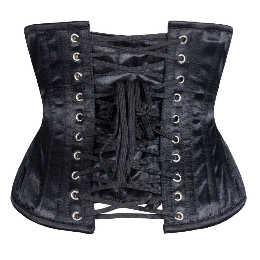 Classy Black Underbust Waist Reducing Black Corset - Corset Revolution