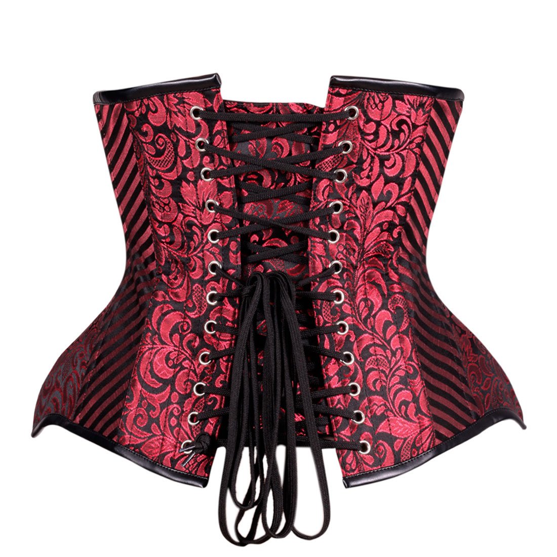Vanda Authentic Steel Boned Gothic Punk Underbust Corset - Corset Revolution
