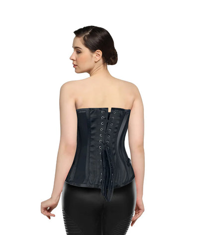 Black Mesh Overbust Corset