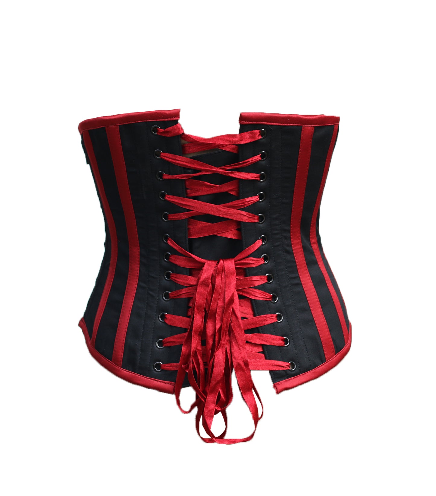 Skeleton Embroidered waist reducing underbust corset