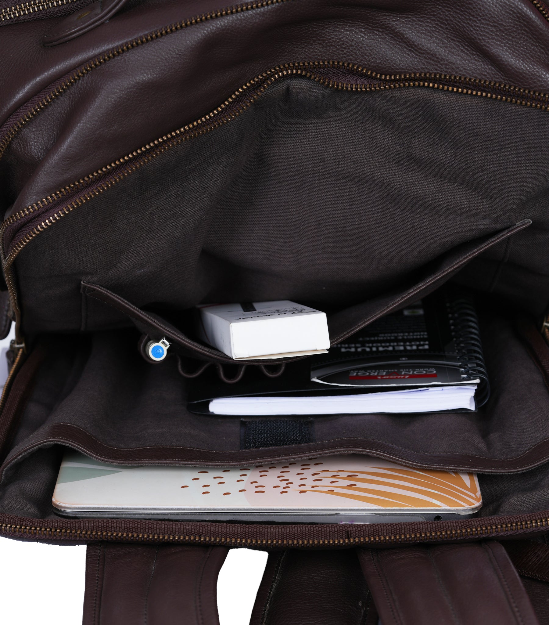 Genuine Leather Modern Travel Backpack