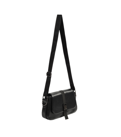 Black PU Gothic Sling Bag