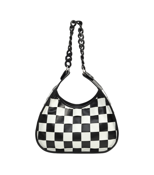 White and Black shoulder bag