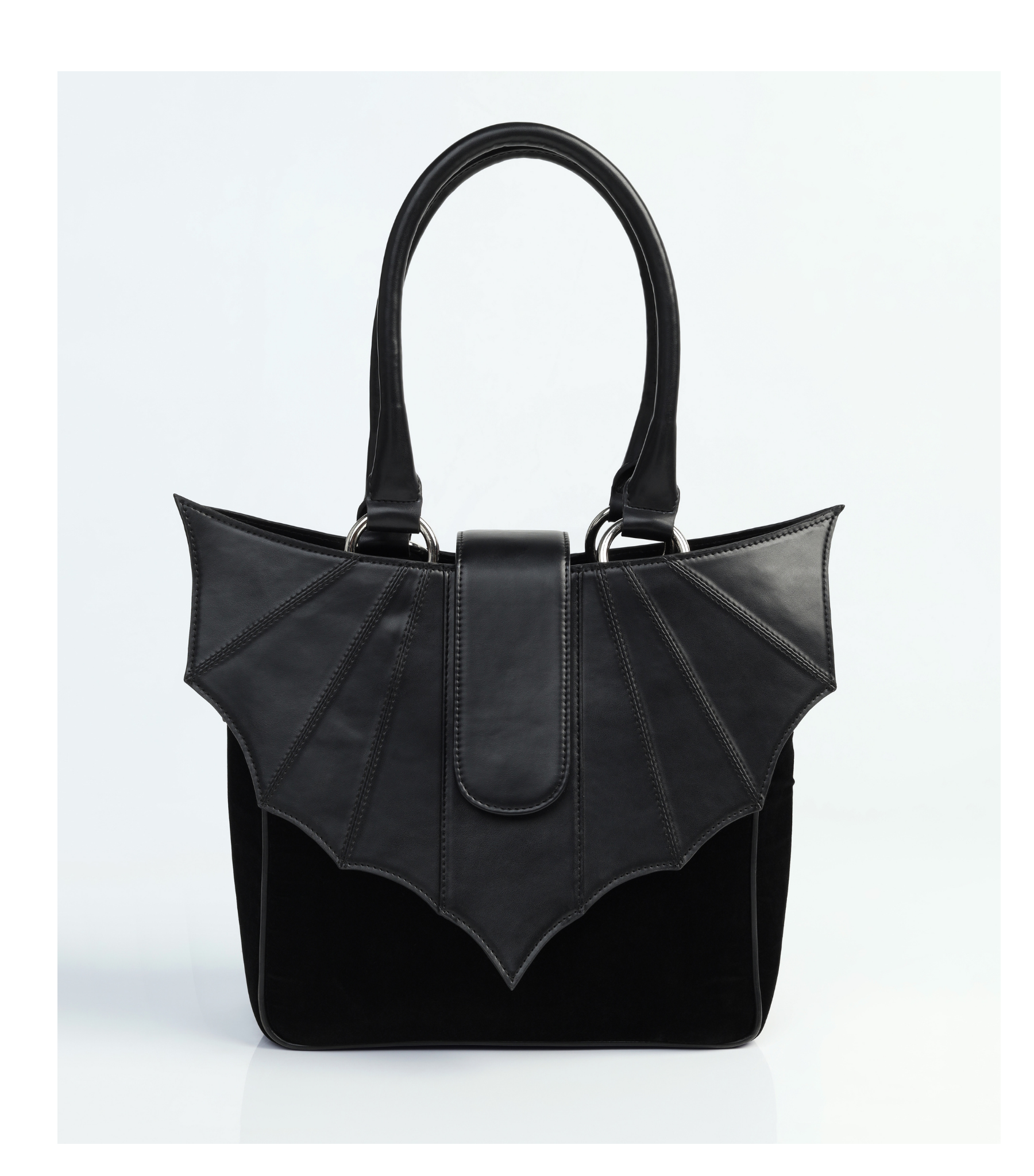 Black Gothic Bat Wing Shoulder Bag with sling