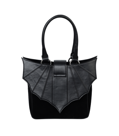 Black Gothic Bat Wing Shoulder Bag with sling