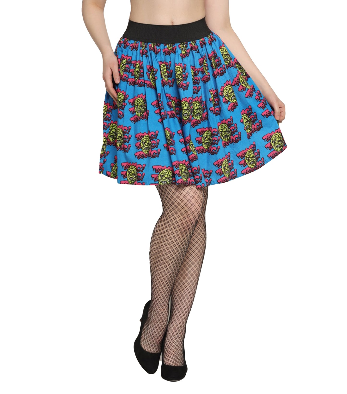 Devil Printed Skirt