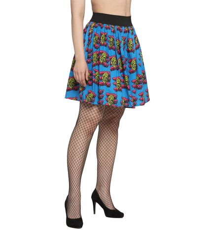Devil Printed Skirt
