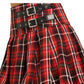 Fashionable Black/Red Tartan Mini Skirt