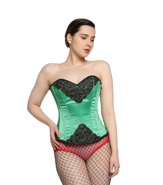 fish Scales Overbust Corset