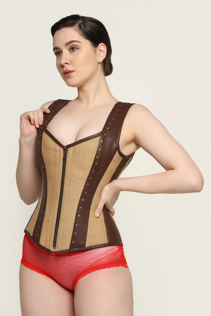 Jute Overbust Corset