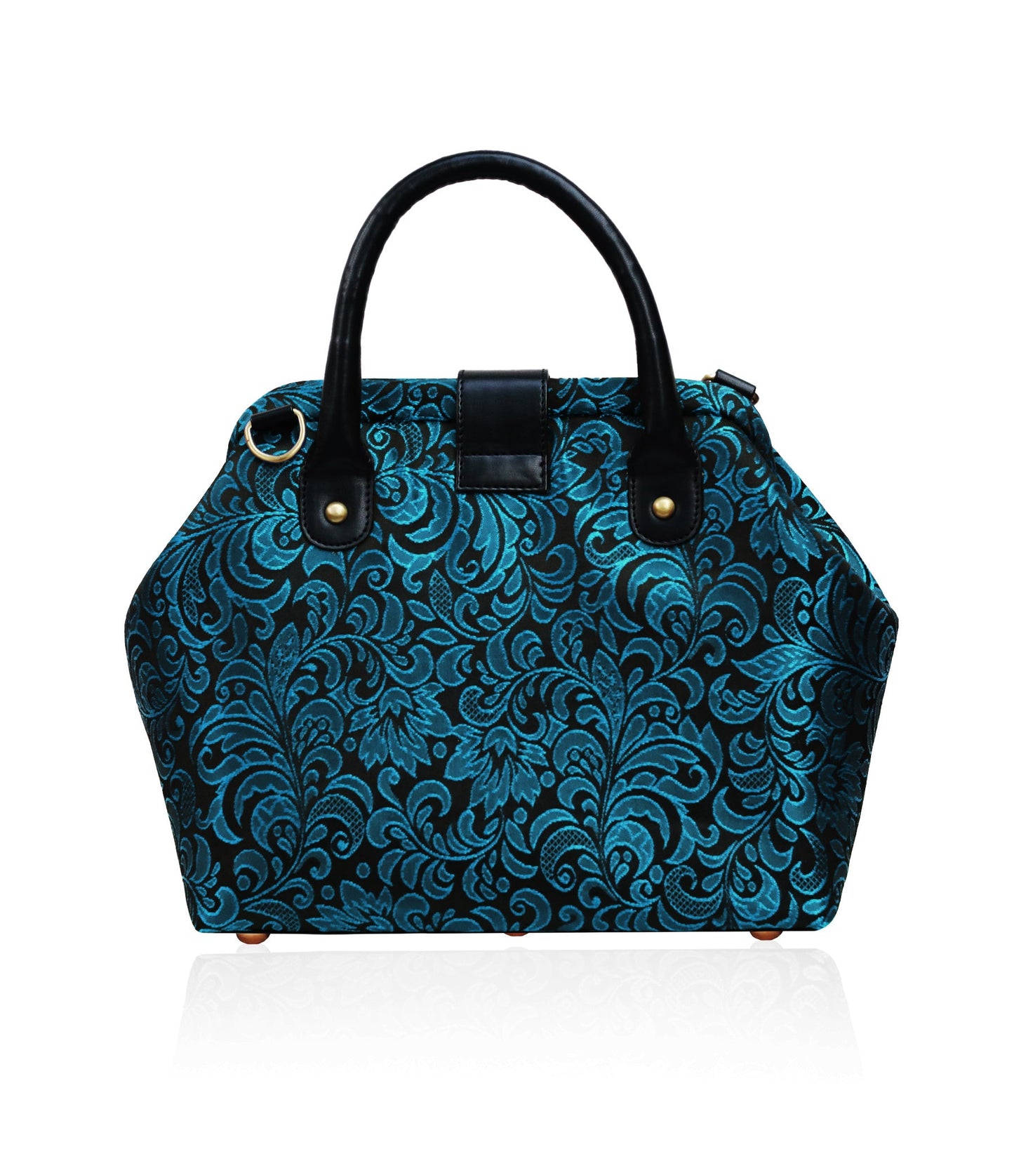 Mary Poppins Turquoise Brocade Handbags