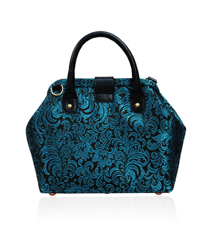 Mary Poppins Turquoise Brocade Handbags