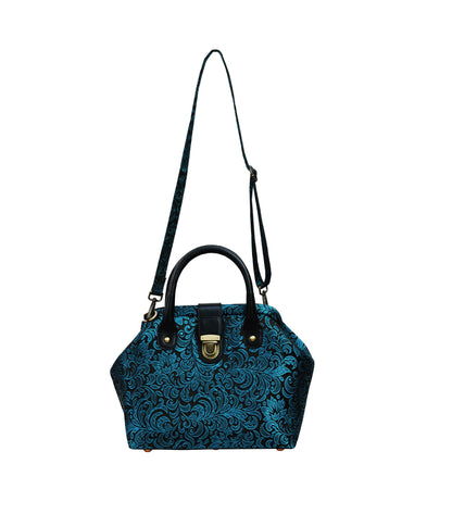 Mary Poppins Turquoise Brocade Handbags