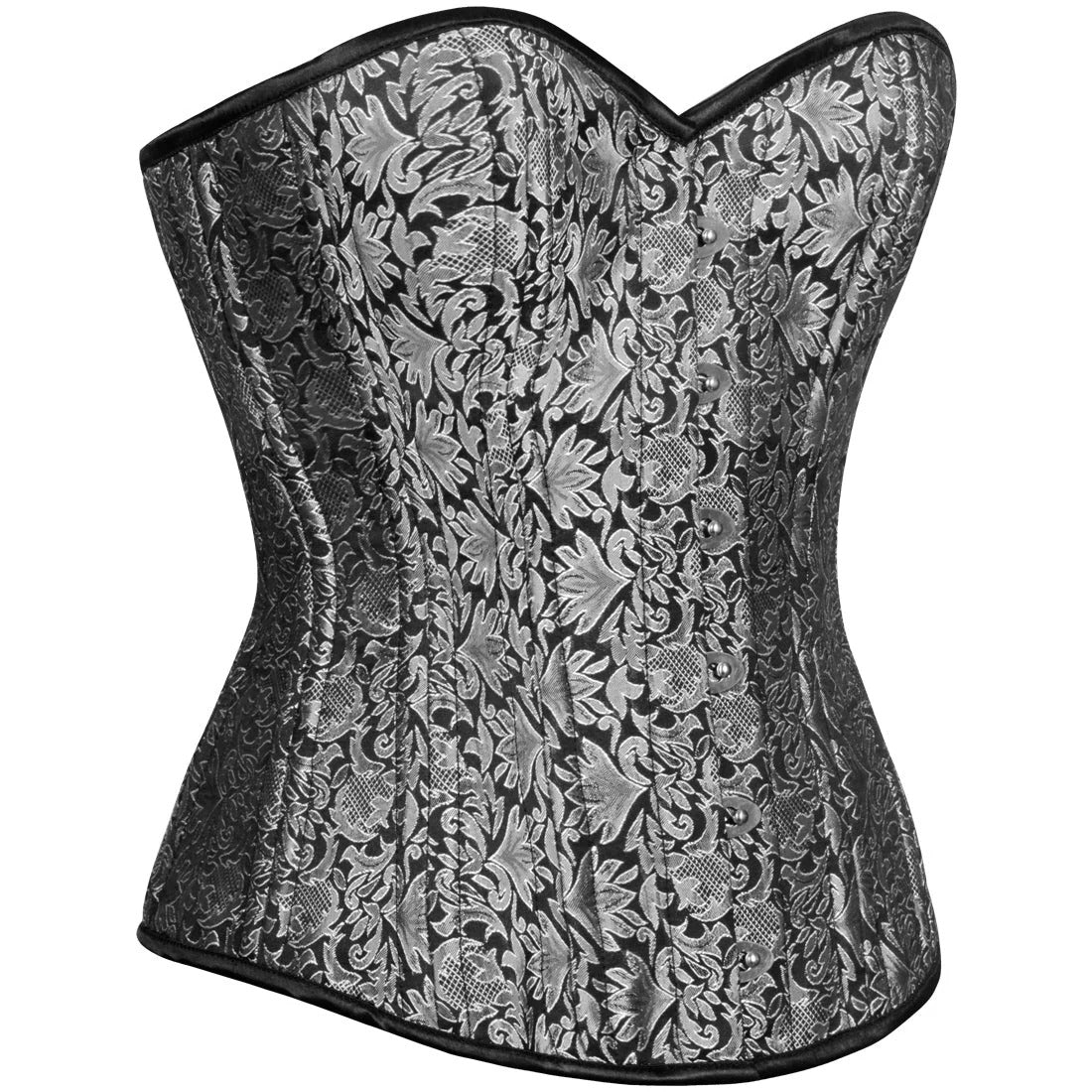 Chava Silver Waist Training Overbust Corset