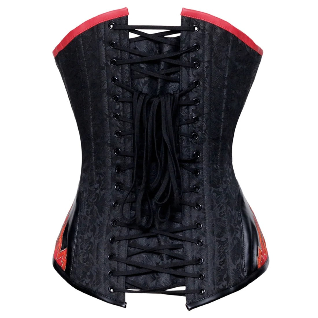 Authentic steel boned Red Dragon Overbust Corset