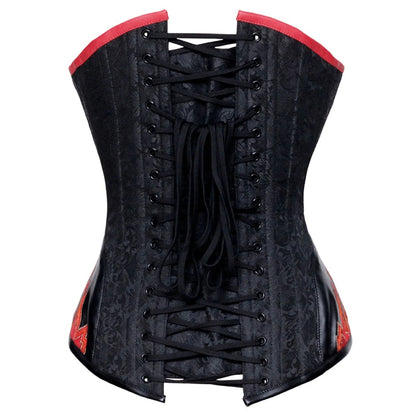 Authentic steel boned Red Dragon Overbust Corset