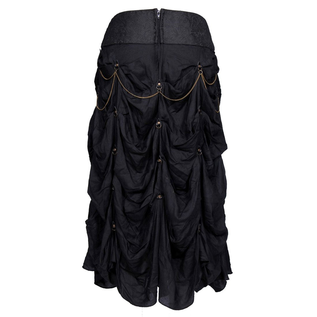 Glenda Brocade Long Skirt - Corset Revolution