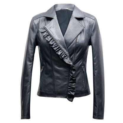 Marzia Genuine Lamb Leather Jacket - Corset Revolution