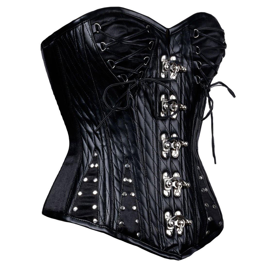 Aphrodite Gothic Authentic Steel Boned Overbust Corset - Corset Revolution