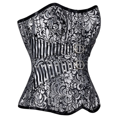 Mahtab Gothic Authentic Steel Boned Overbust Corset - Corset Revolution