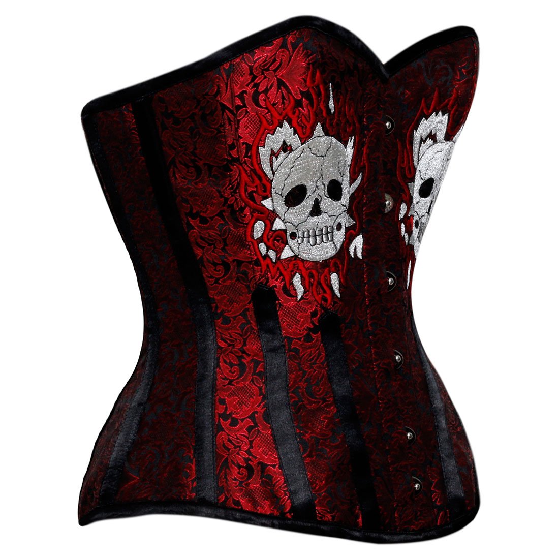 Fabienne Gothic Authentic Steel Boned Overbust Corset - Corset Revolution