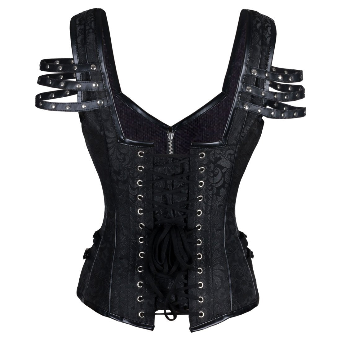 Beulah Gothic Authentic Steel Boned Overbust Corset - Corset Revolution