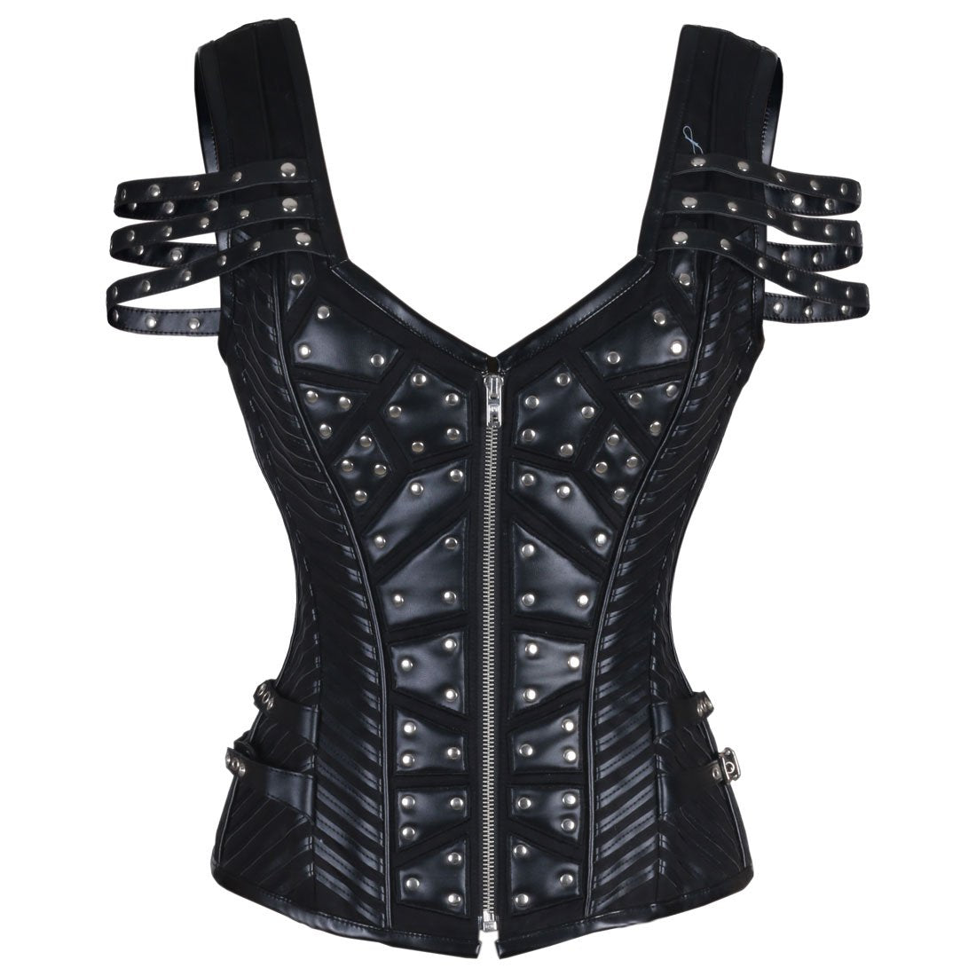 Beulah Gothic Authentic Steel Boned Overbust Corset - Corset Revolution