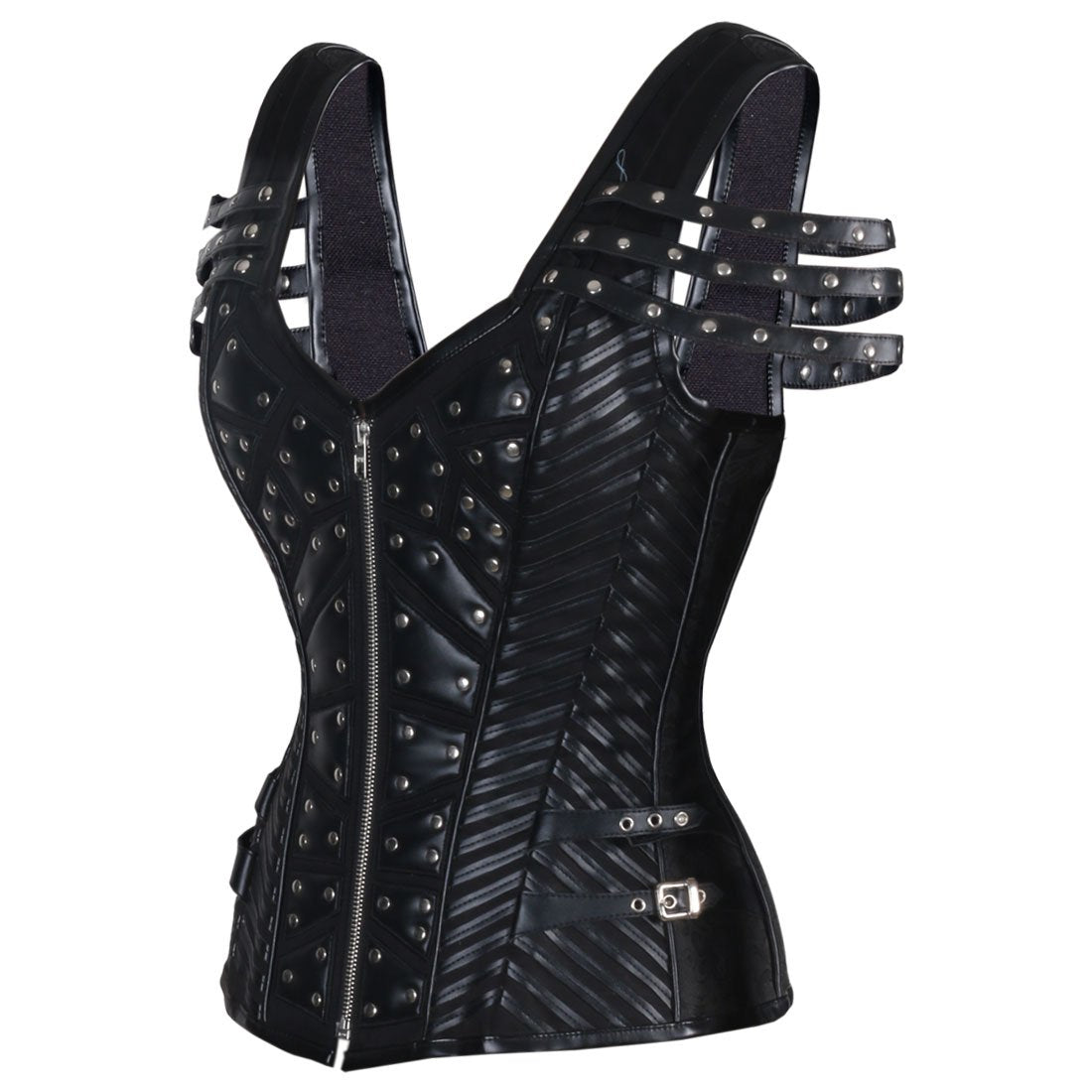 Beulah Gothic Authentic Steel Boned Overbust Corset - Corset Revolution