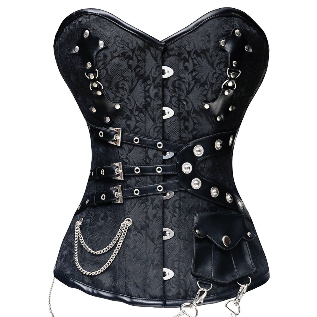 Stefania Overbust Steel Boned Gothic Corset - Corset Revolution