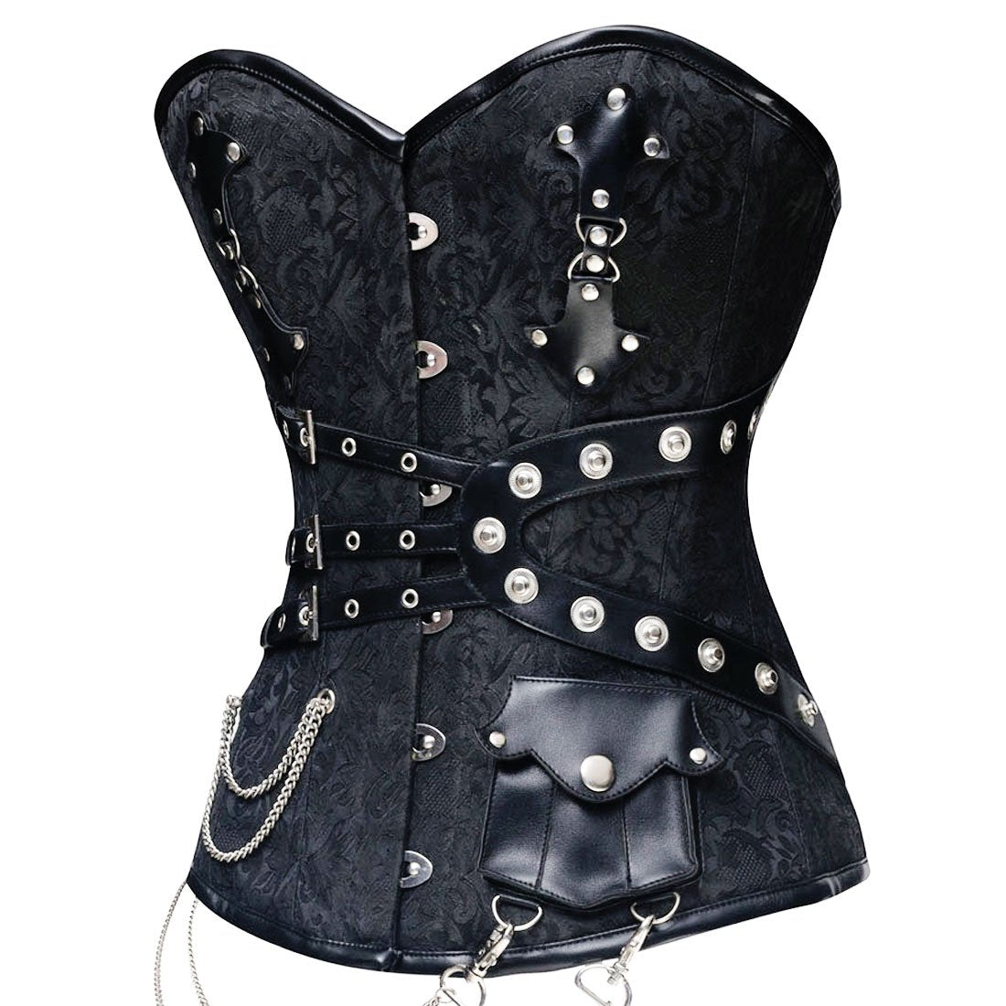 Stefania Overbust Steel Boned Gothic Corset - Corset Revolution