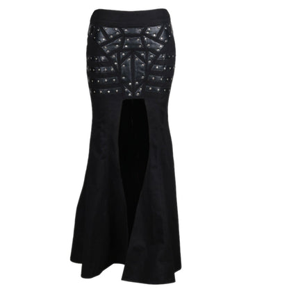 Jelissa Cyber Punk Gothic Long Skirt - Corset Revolution