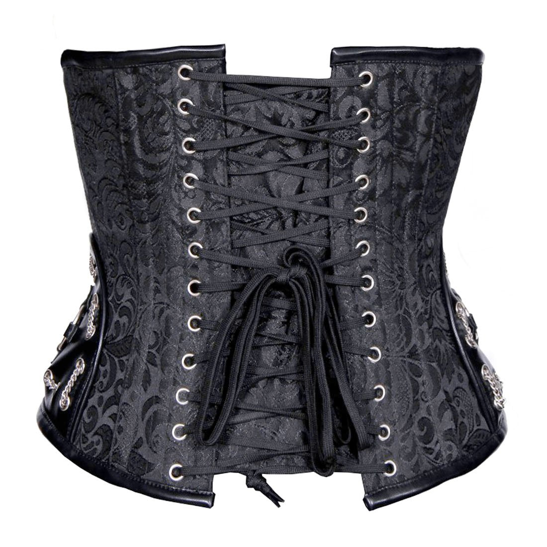 Maisie Gothic Authentic Steel Boned Underbust Corset - Corset Revolution