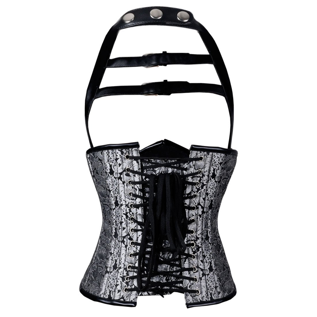 Hyacinth Gothic Authentic Steel Boned Underbust Corset - Corset Revolution