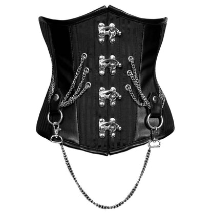 Opaline Gothic Authentic Steel Boned Underbust Corset - Corset Revolution