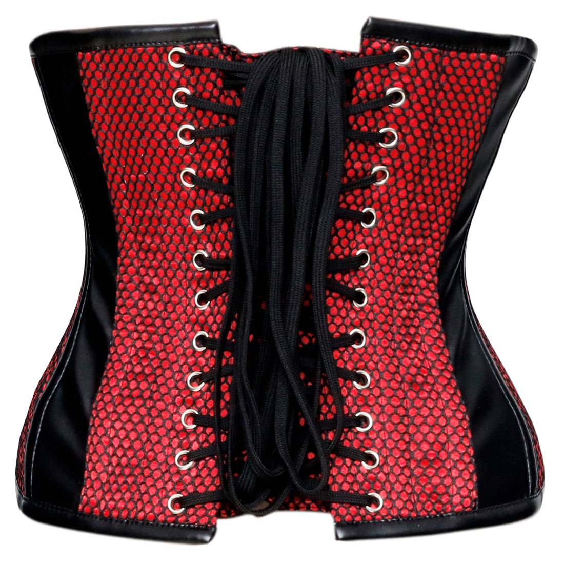 Helga Gothic Punk Underbust Steel Boned Corset - Corset Revolution