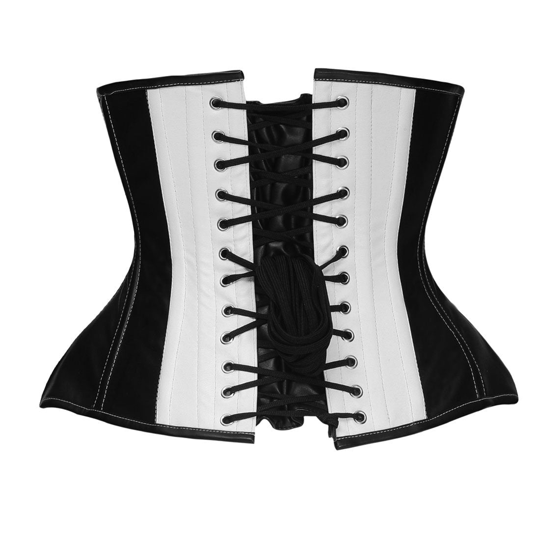 Carlotta Authentic Steel Boned Gothic Punk Underbust Corset - Corset Revolution