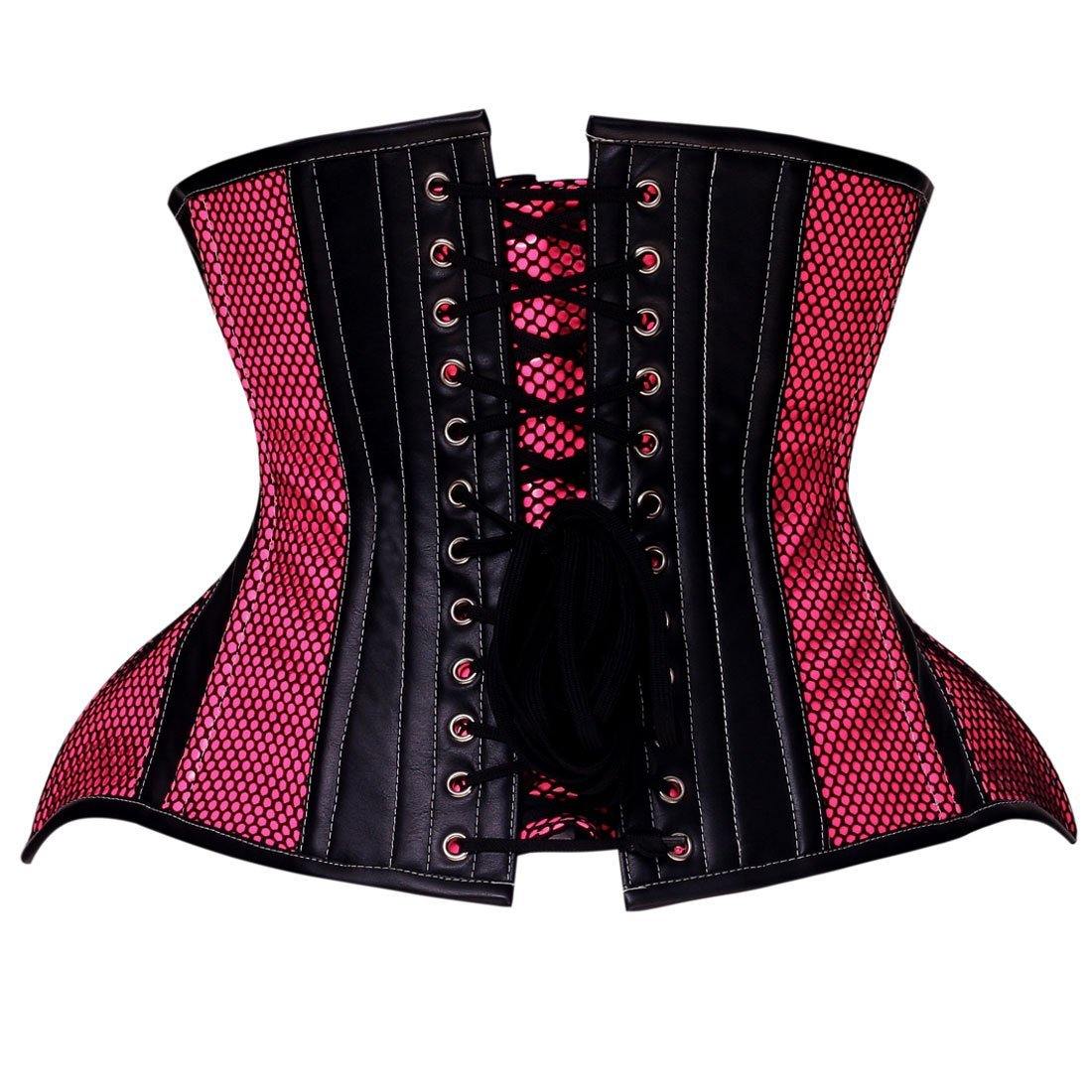 Annalisa Authentic Steel Boned Gothic Punk Underbust Corset - Corset Revolution