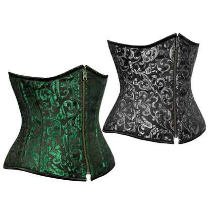 Laura Authentic Steel Boned Reversible Waist Training Underbust Corset - Corset Revolution