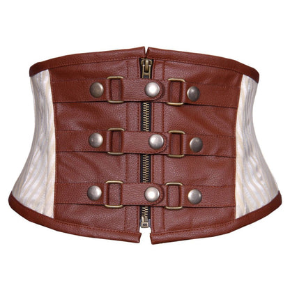 Rylea Authentic Steel Boned Steampunk Corset Belt - Corset Revolution