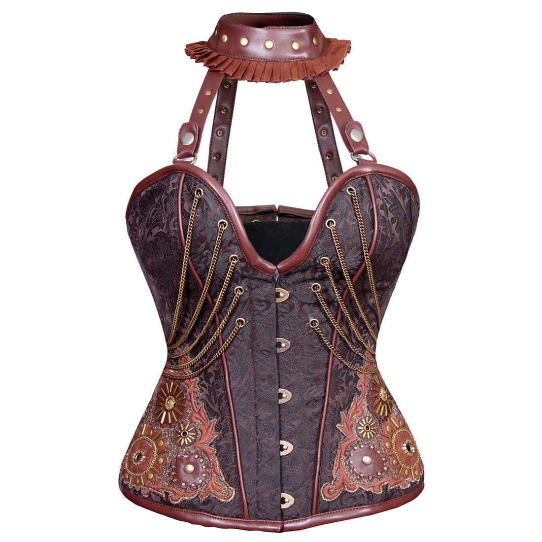 Rada Steampunk Authentic Steel Boned Overbust Corset - Corset Revolution