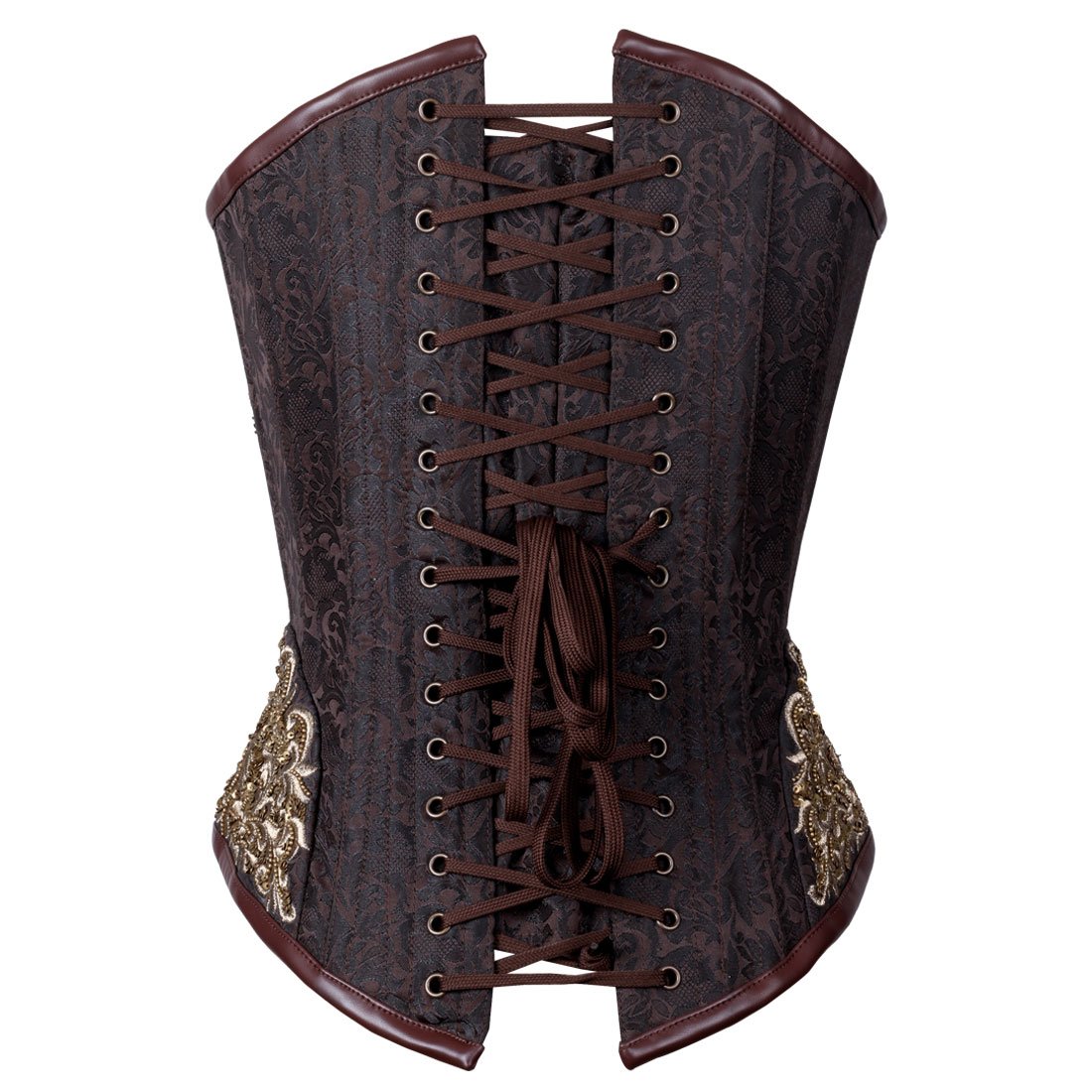 Madhavi Steampunk Authentic Steel Boned Overbust Corset - Corset Revolution