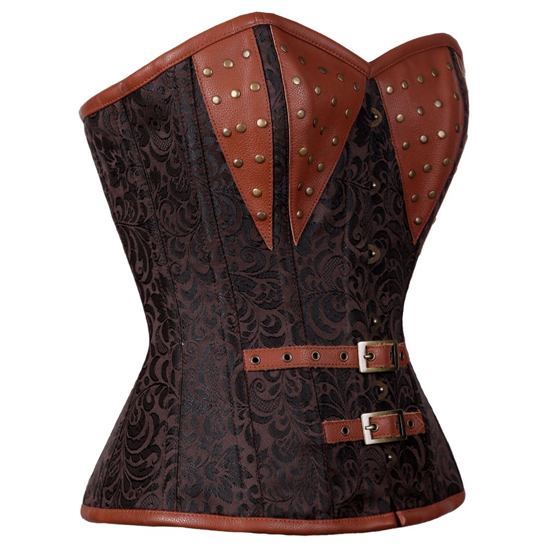 Naomi Steampunk Authentic Steel Boned Overbust Corset - Corset Revolution