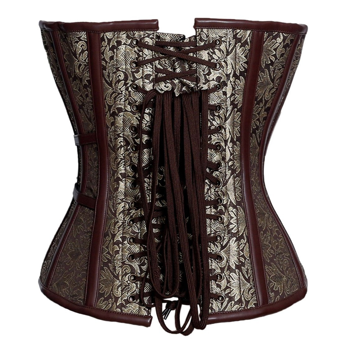 Yevgeniya Steampunk Authentic Steel Boned Overbust Corset - Corset Revolution