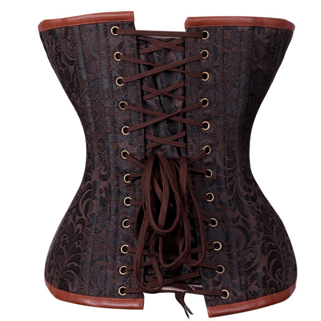 Erika Overbust Steel Boned Steampunk Corset - Corset Revolution